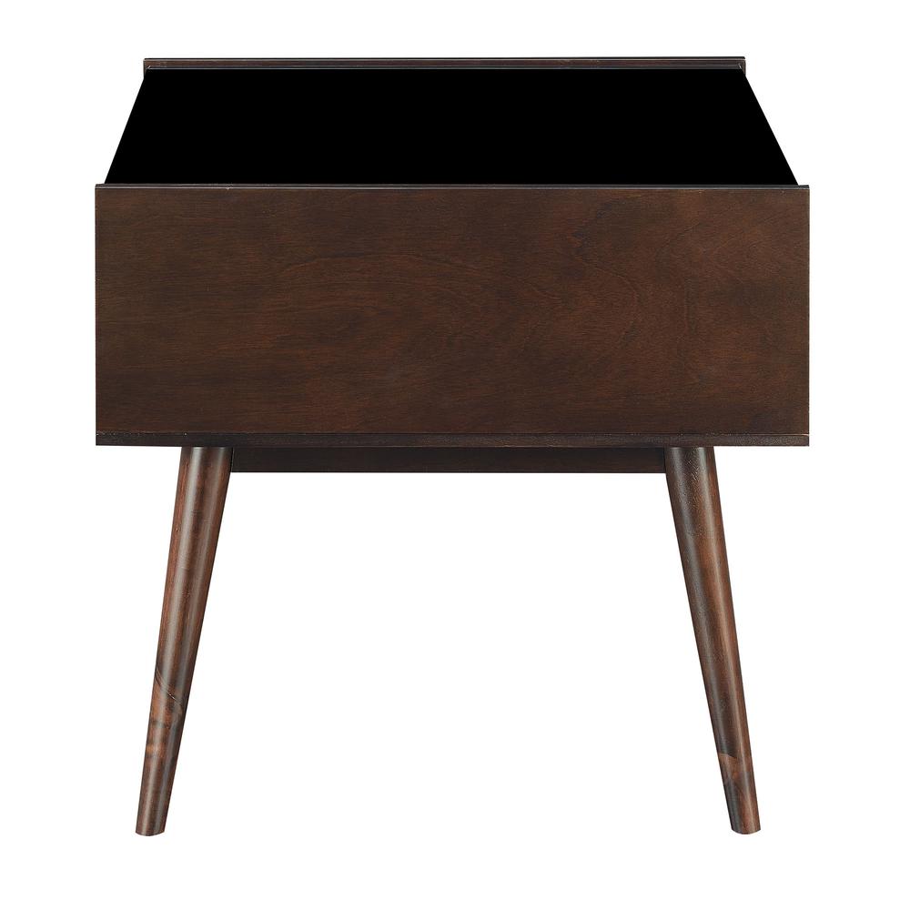 Morgan Mid-Century End Table in Espresso. Picture 3