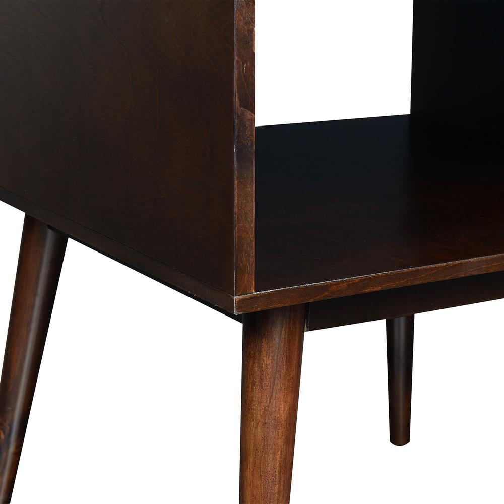 Morgan Mid-Century End Table in Espresso. Picture 6