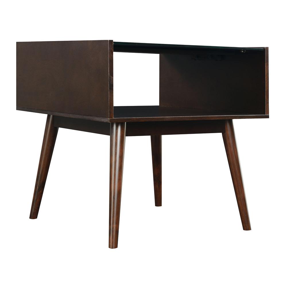Morgan Mid-Century End Table in Espresso. Picture 7