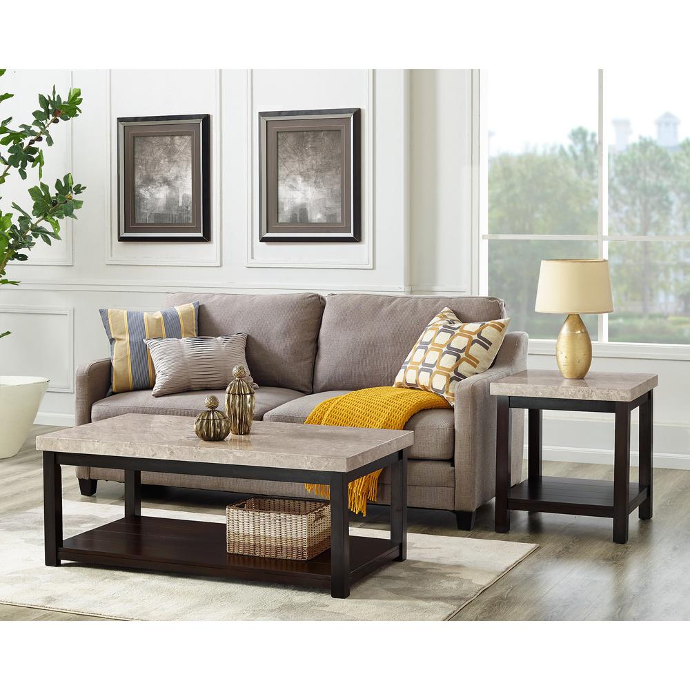 Caleb 2PC Occasional Table Set-Coffee Table & End Table. Picture 1