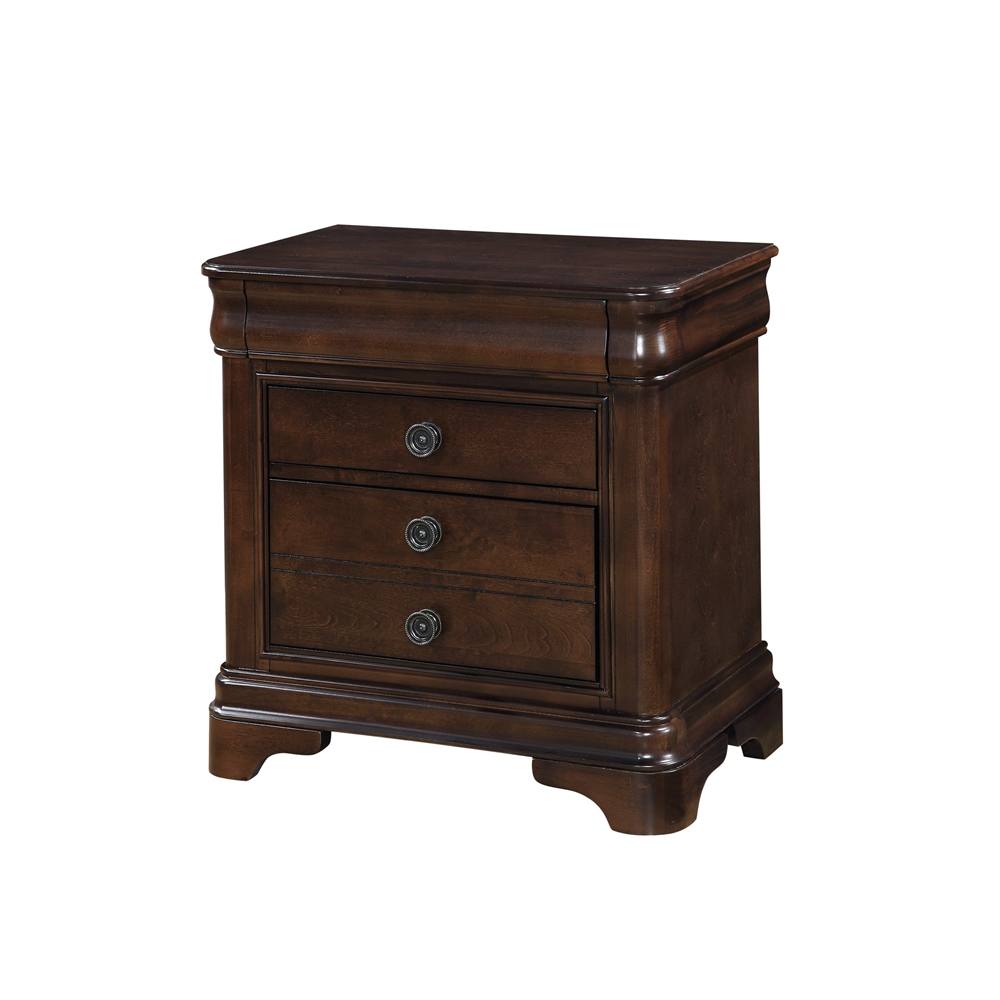 Conley Nightstand, Cherry. Picture 1