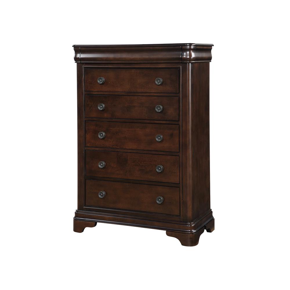 Conley Cherry Queen Sleigh Bed. Picture 4
