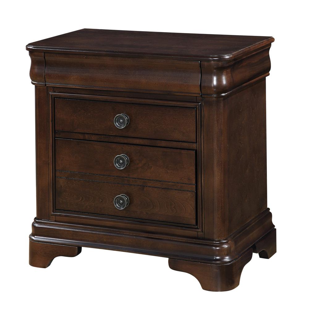 Conley Cherry Queen Sleigh Bed. Picture 7