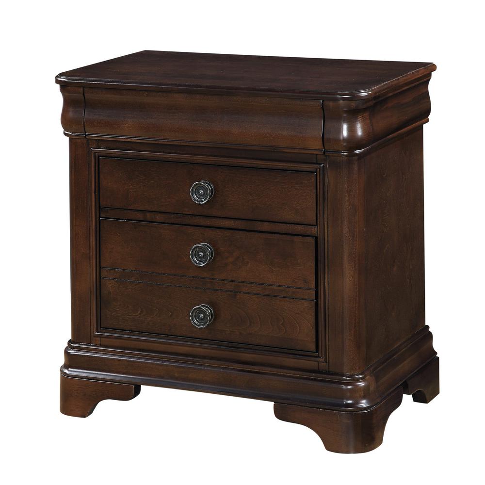 Conley Cherry Queen Sleigh Bed. Picture 42