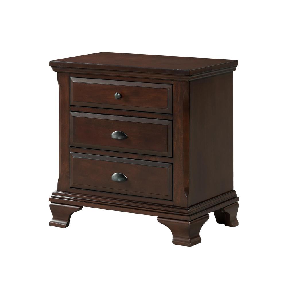 Brinley Cherry Queen Storage Bed. Picture 13