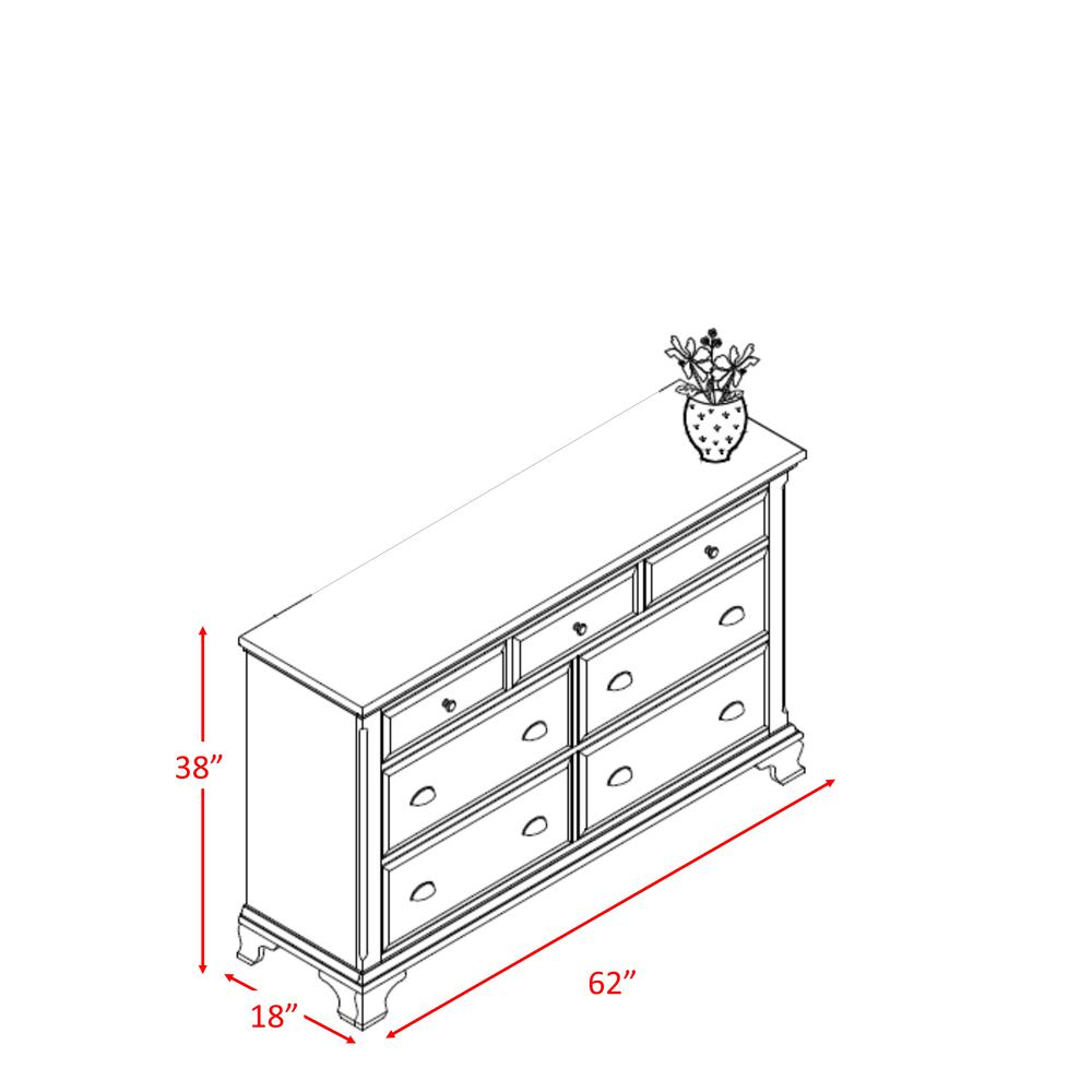 Brinley Cherry Dresser. Picture 8