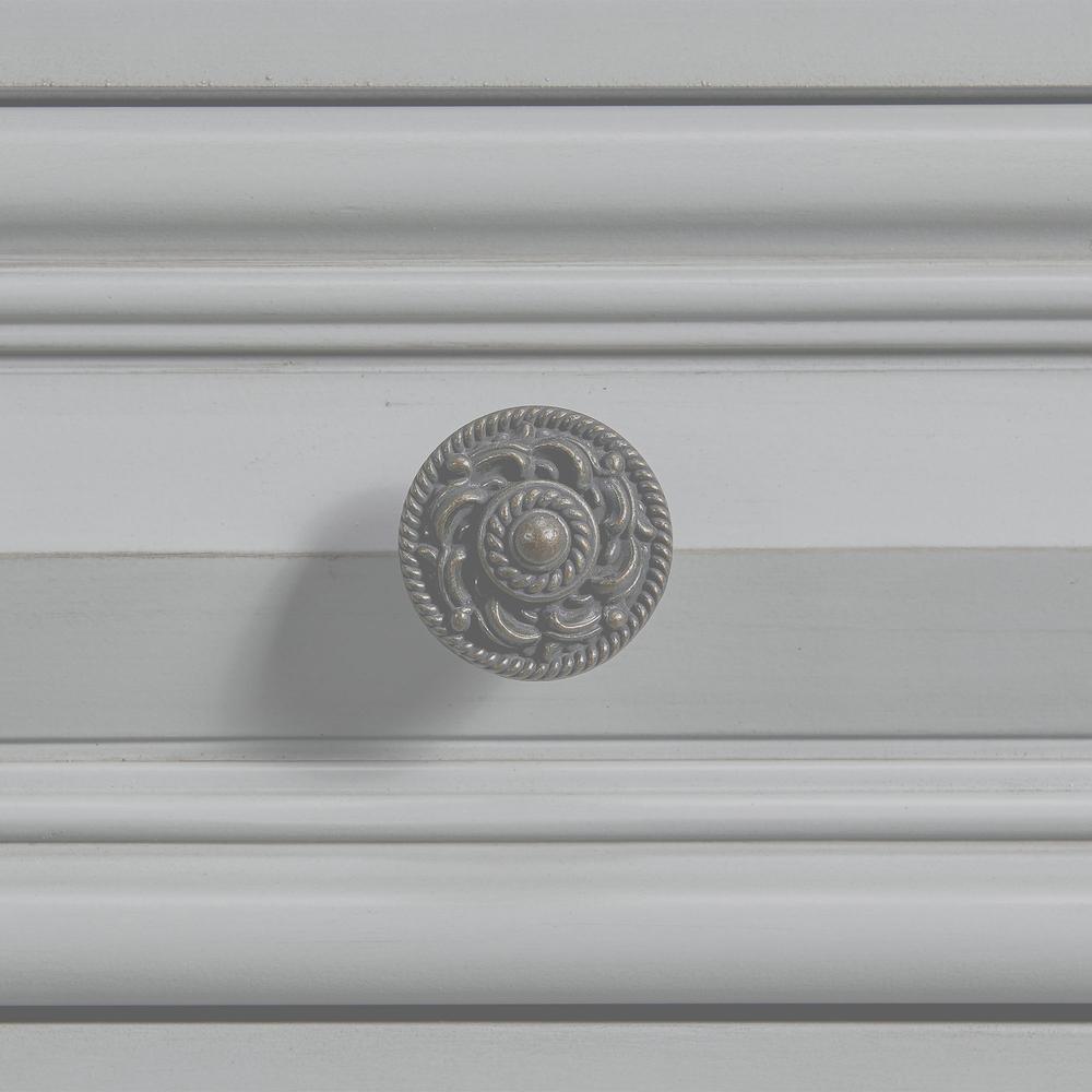 Picket House Furnishings Trent 2-Drawer Nightstand in Antique Grey. Picture 9