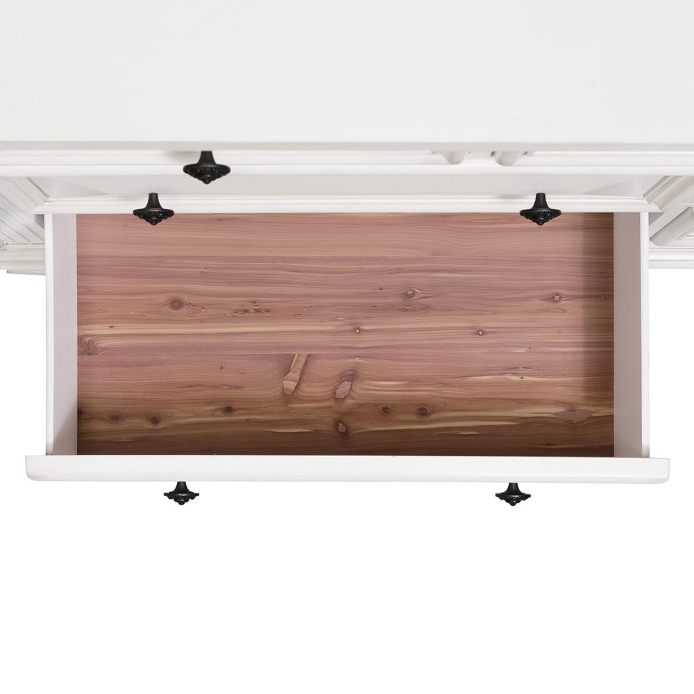 Trent 7-Drawer Dresser in White. Picture 17