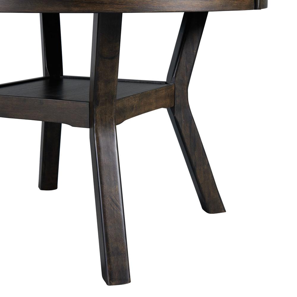 Picket House Furnishings Taylor Standard Height 5PC Dining Set-Table and Four Side Chairs in Walnut. Picture 3