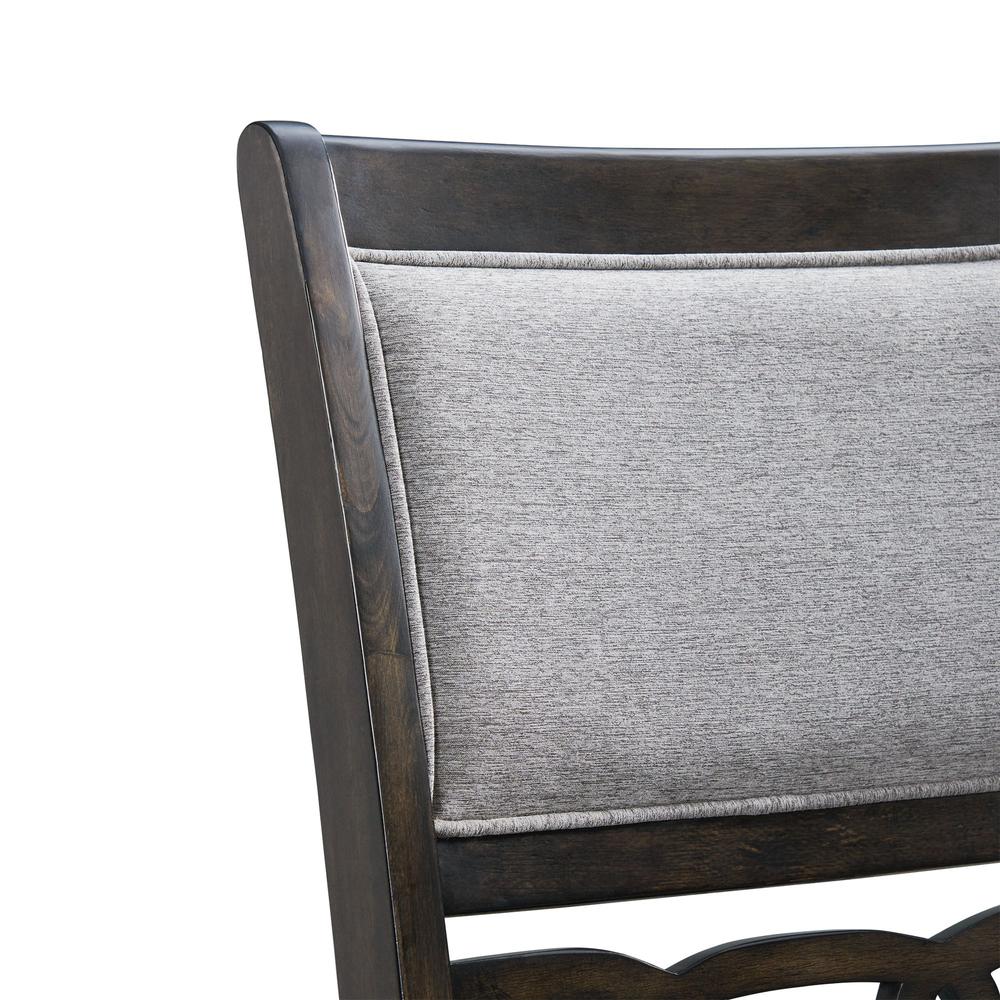 Picket House Furnishings Taylor Standard Height 5PC Dining Set-Table and Four Side Chairs in Walnut. Picture 5