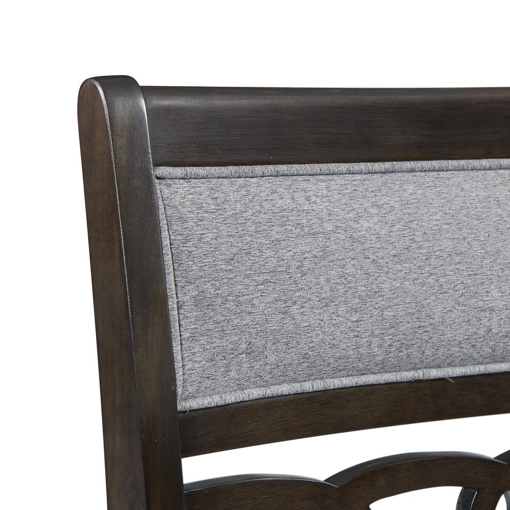 Picket House Furnishings Taylor Counter Height 5PC Dining Set-Table and Four Side Chairs in Walnut. Picture 6