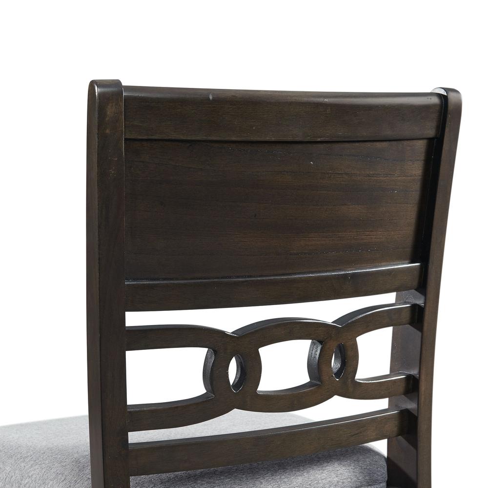 Picket House Furnishings Taylor Counter Height 5PC Dining Set-Table and Four Side Chairs in Walnut. Picture 7