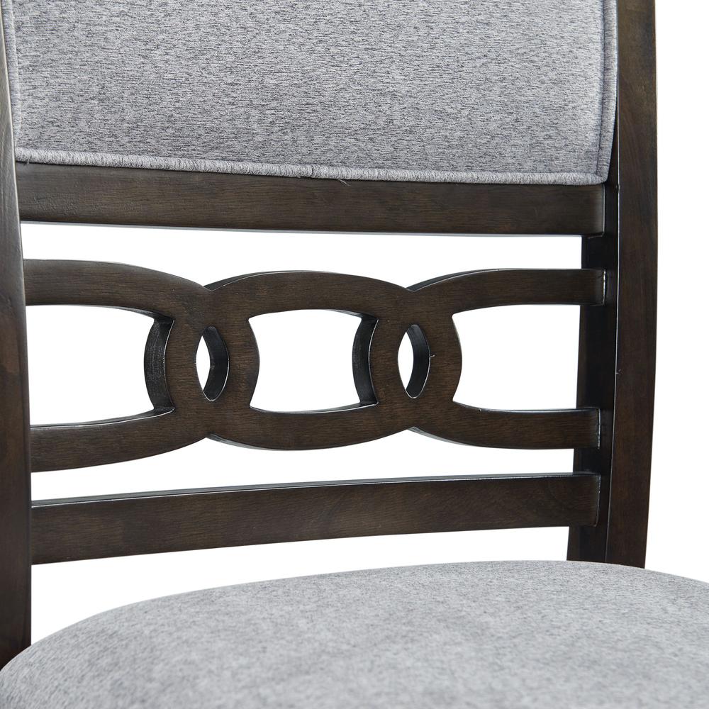 Picket House Furnishings Taylor Counter Height 5PC Dining Set-Table and Four Side Chairs in Walnut. Picture 8