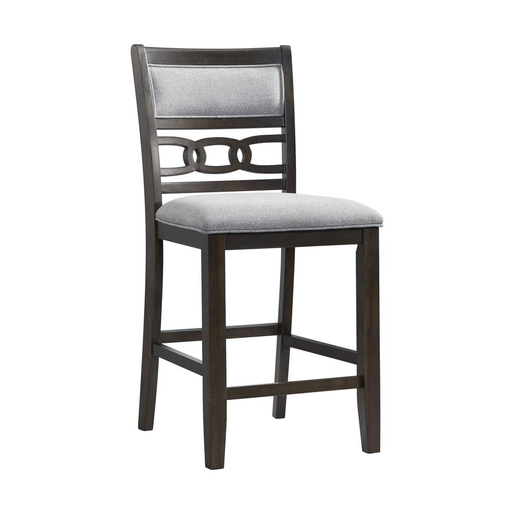 Taylor Counter Height Side Chair Set in Walnut. Picture 8