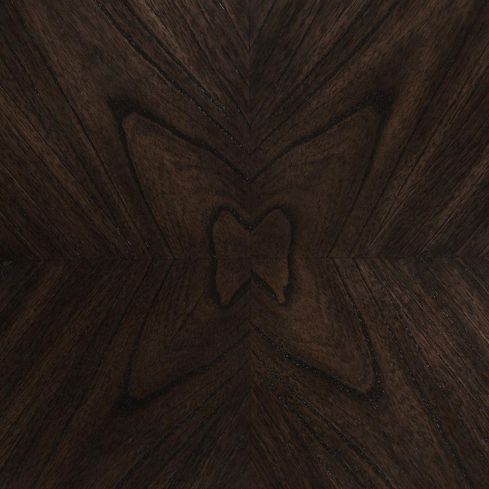 Taylor Counter Height Faux Leather Side Chair Set in Walnut. Picture 6
