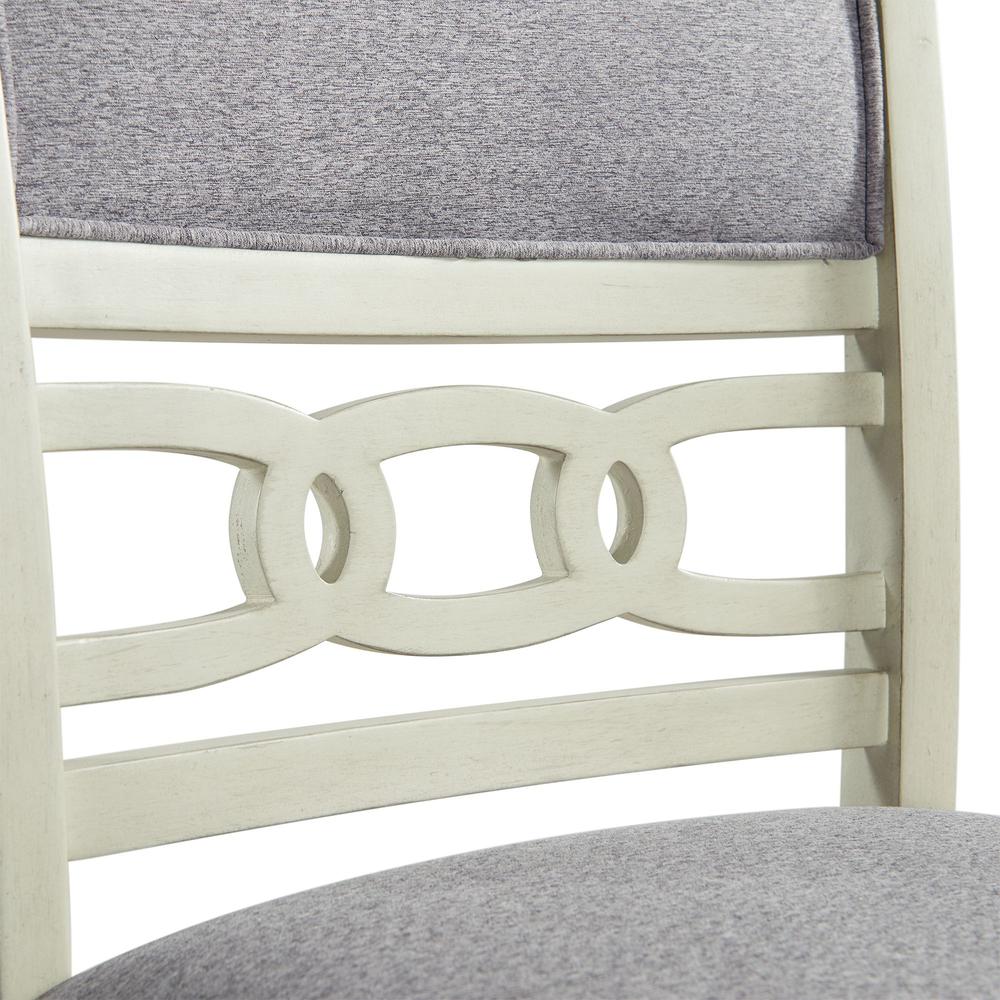 Picket House Furnishings Taylor Counter Height 5PC Dining Set-Table and Four Side Chairs in Bisque. Picture 7