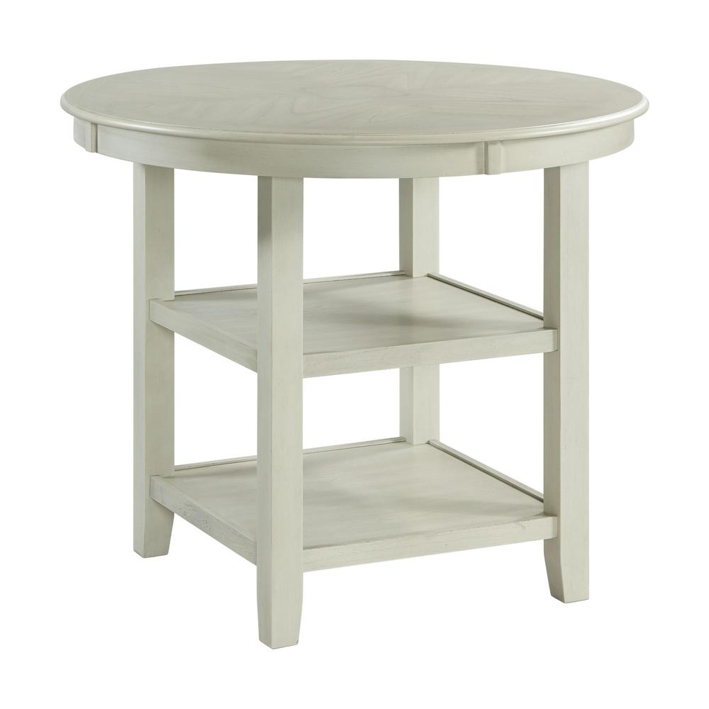 Picket House Furnishings Taylor Counter Height 5PC Dining Set-Table and Four Side Chairs in Bisque. Picture 12