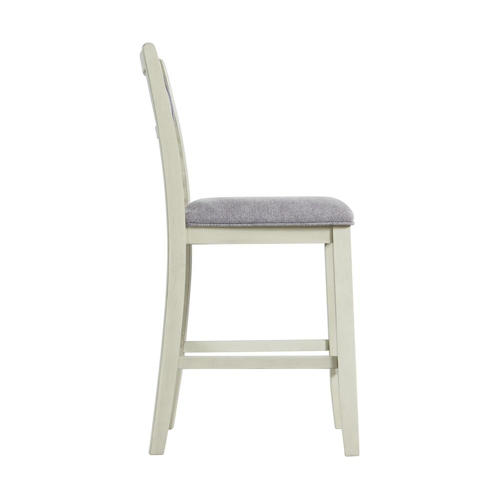 Picket House Furnishings Taylor Counter Height 5PC Dining Set-Table and Four Side Chairs in Bisque. Picture 16