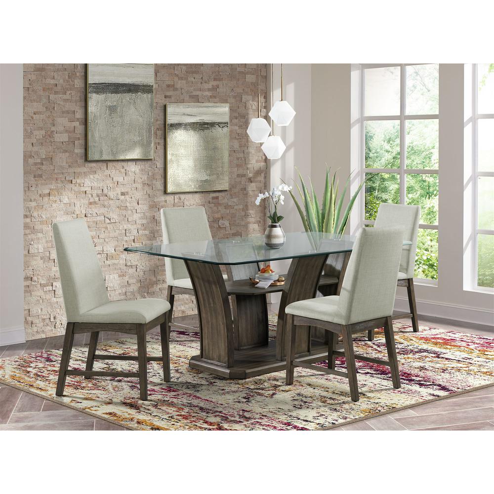 Picket House Furnishings Simms Dining Side Chair in Grey. Picture 2