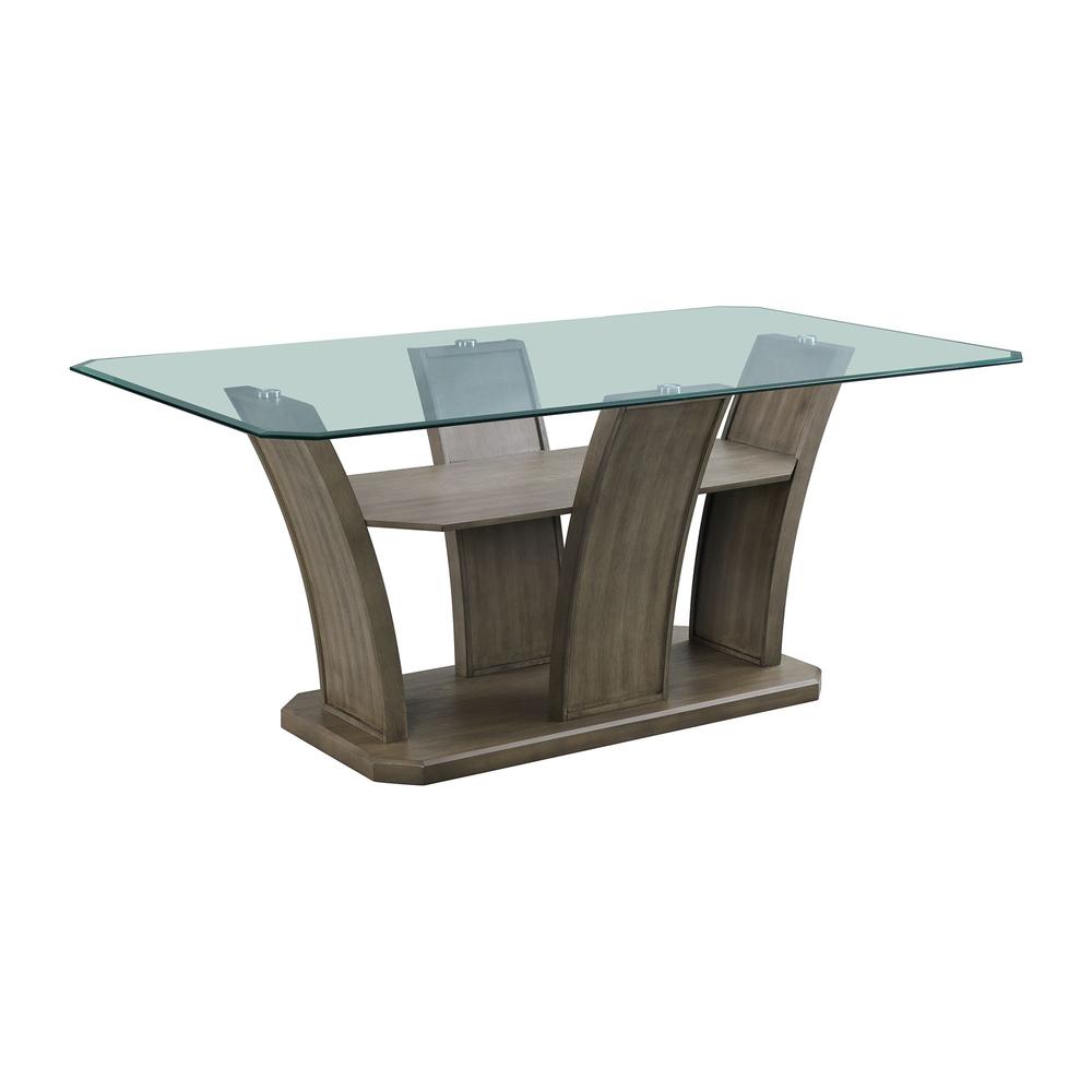 Picket House Furnishings Simms Rectangular Dining Table in Grey. Picture 2