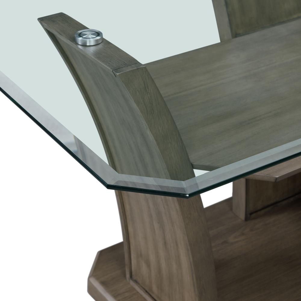 Picket House Furnishings Simms Rectangular Dining Table in Grey. Picture 5