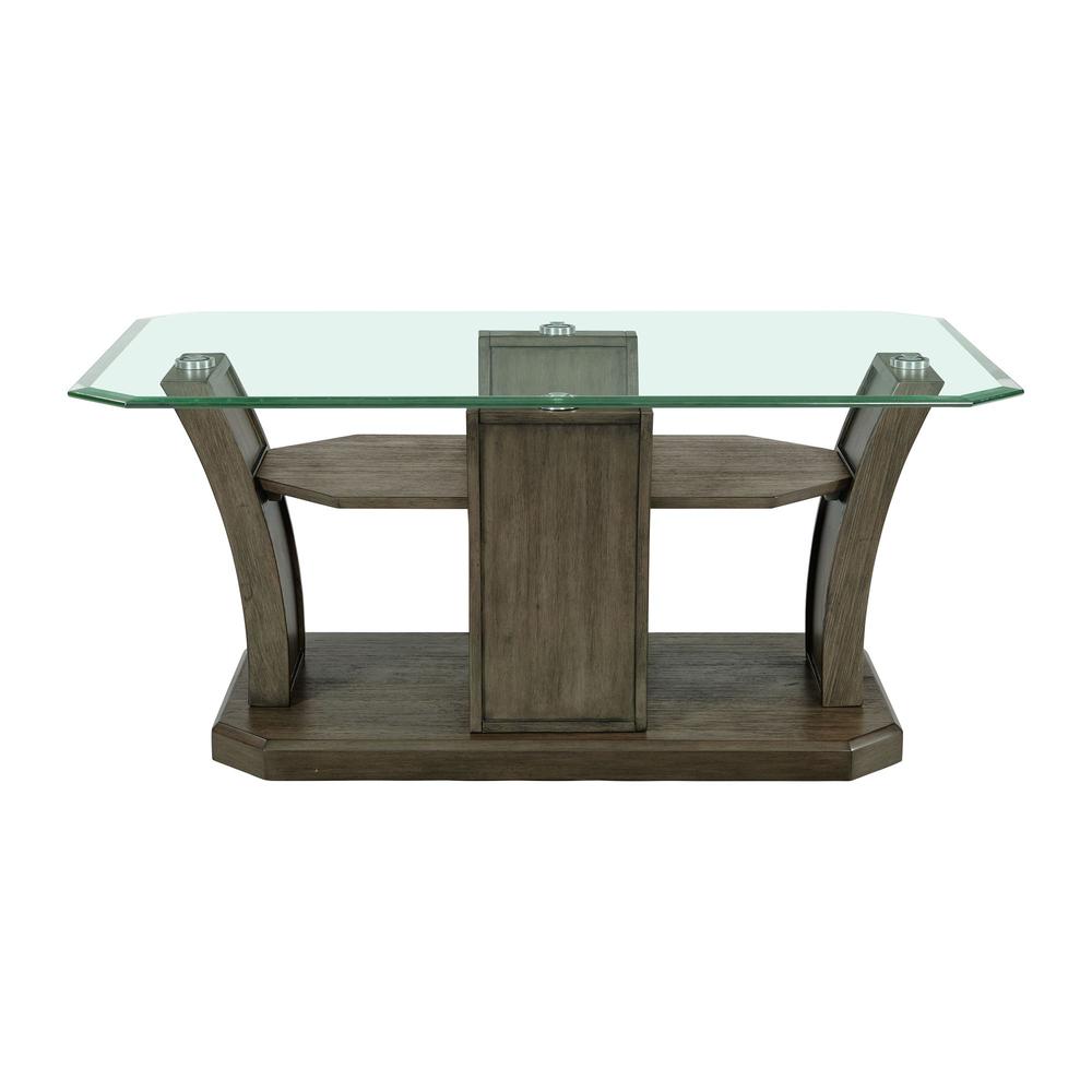 Simms Rectangular Coffee Table in Grey. Picture 4