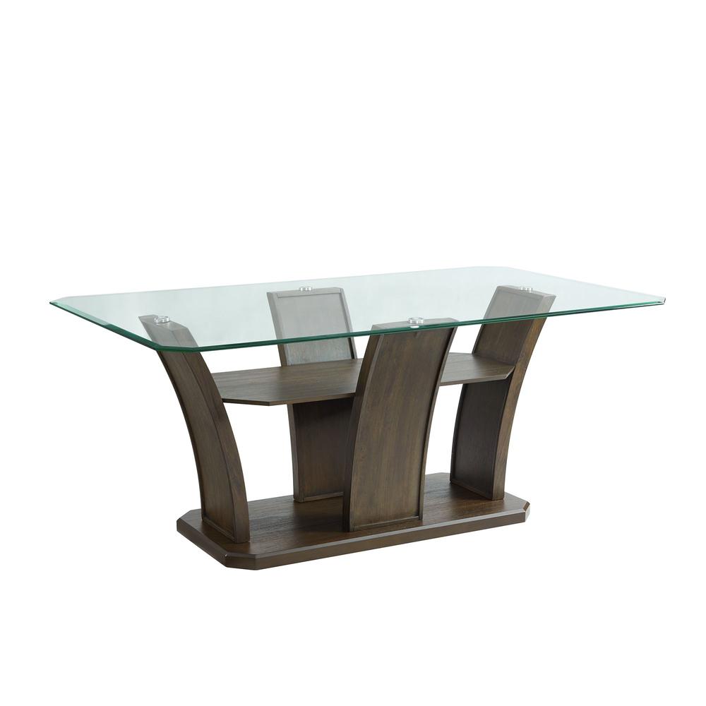 Simms Rectangular Dining Table in Walnut. Picture 1