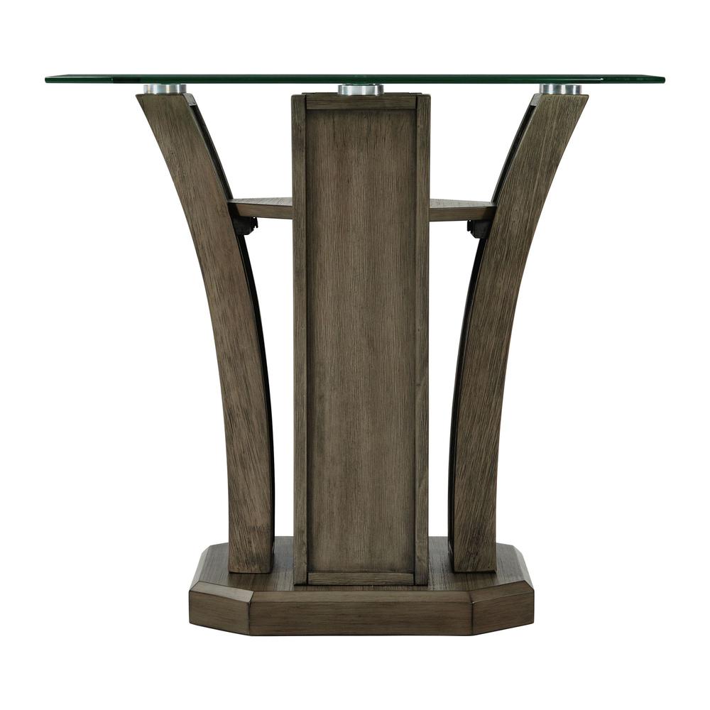 Simms Square End Table in Grey. Picture 5