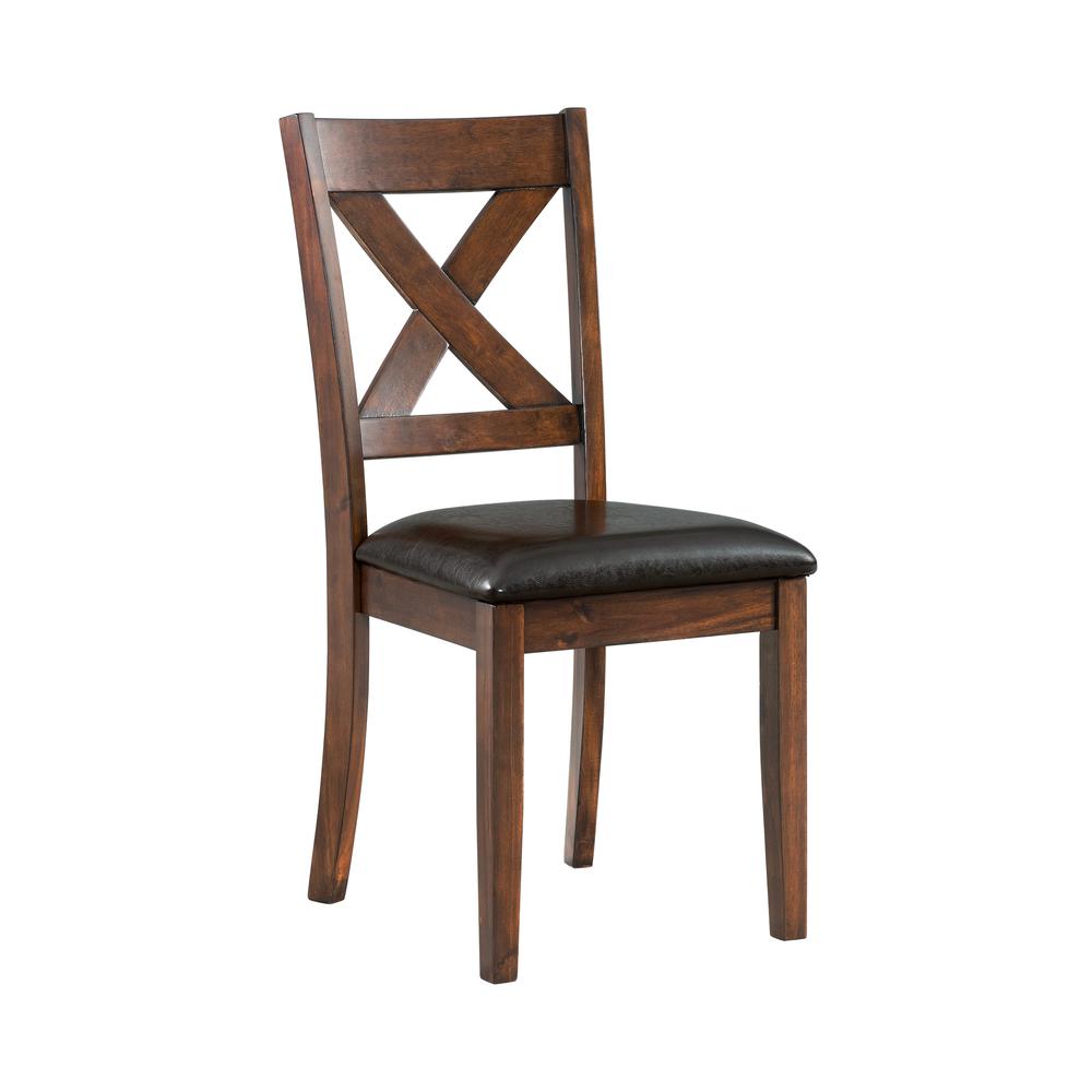 Alexa 7PC Standard Height Dining Set in Cherry. Picture 15