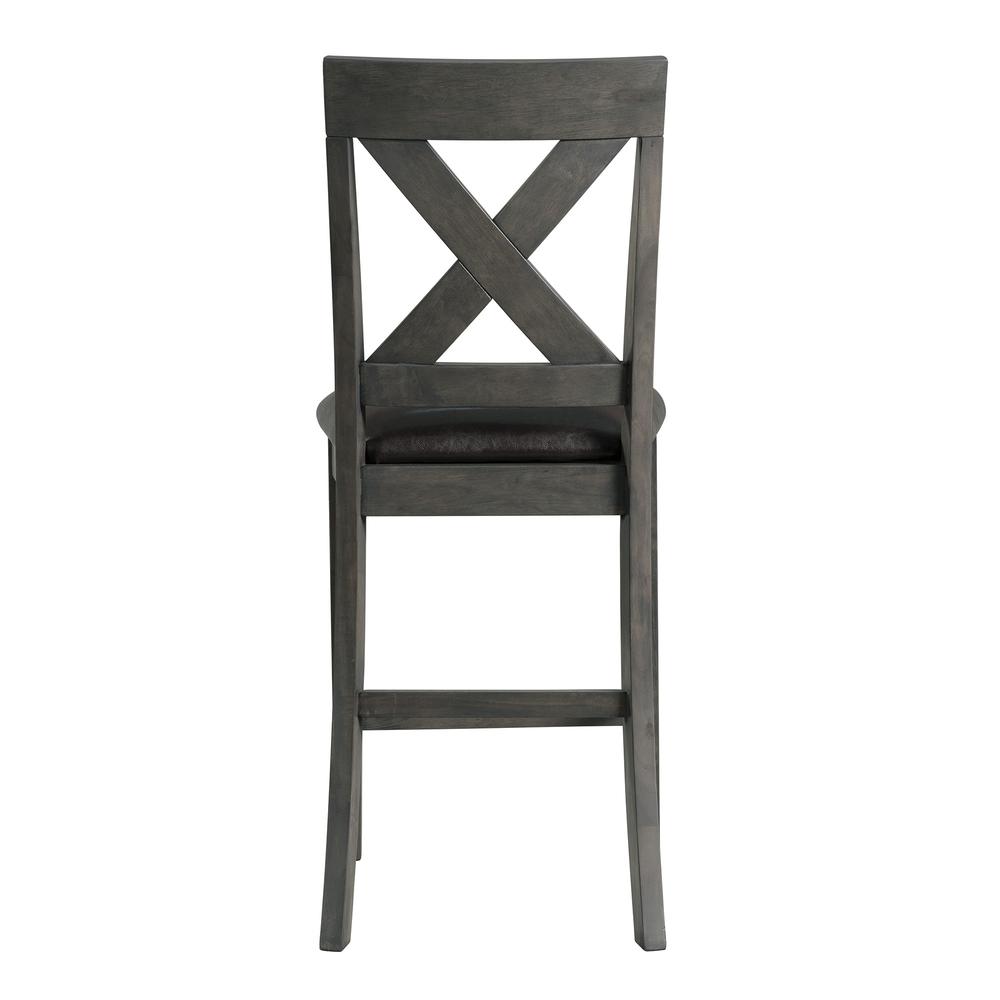 Alexa 7PC Counter Height Dining Set in Gray. Picture 15