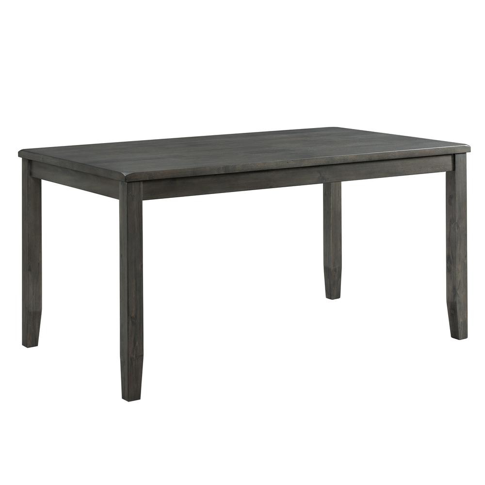 Alexa 7PC Standard Height Dining Set in Gray. Picture 10