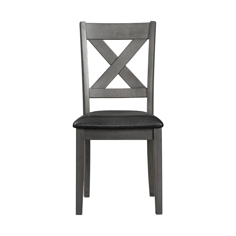 Alexa 7PC Standard Height Dining Set in Gray. Picture 14