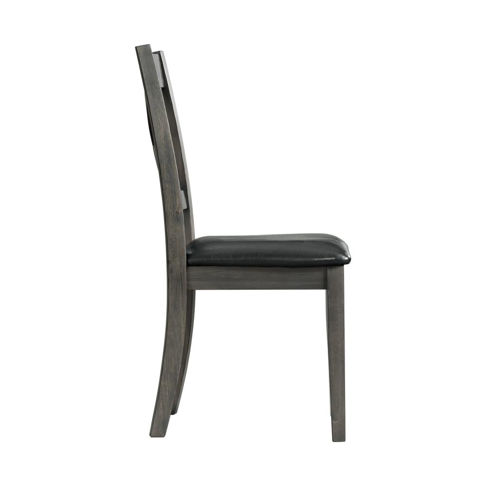 Alexa 7PC Standard Height Dining Set in Gray. Picture 15