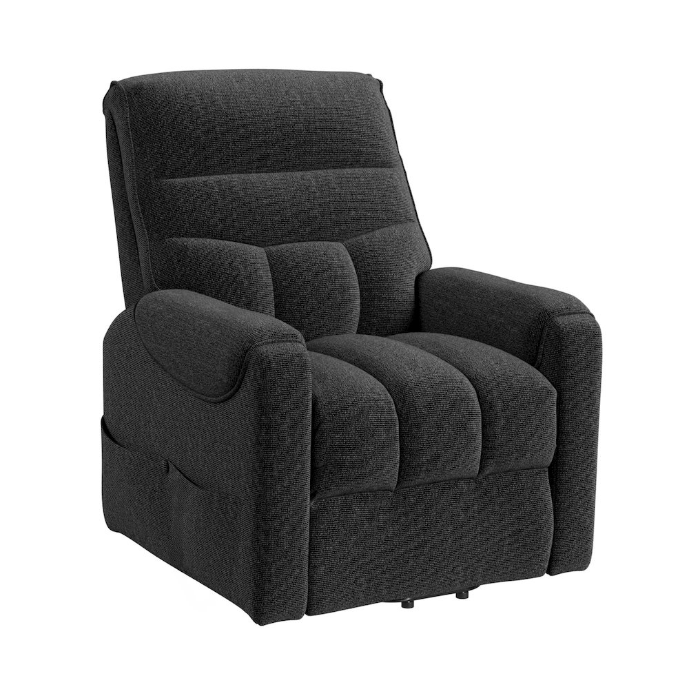 Parker Power Lift Chair in Sahara Black. Picture 1