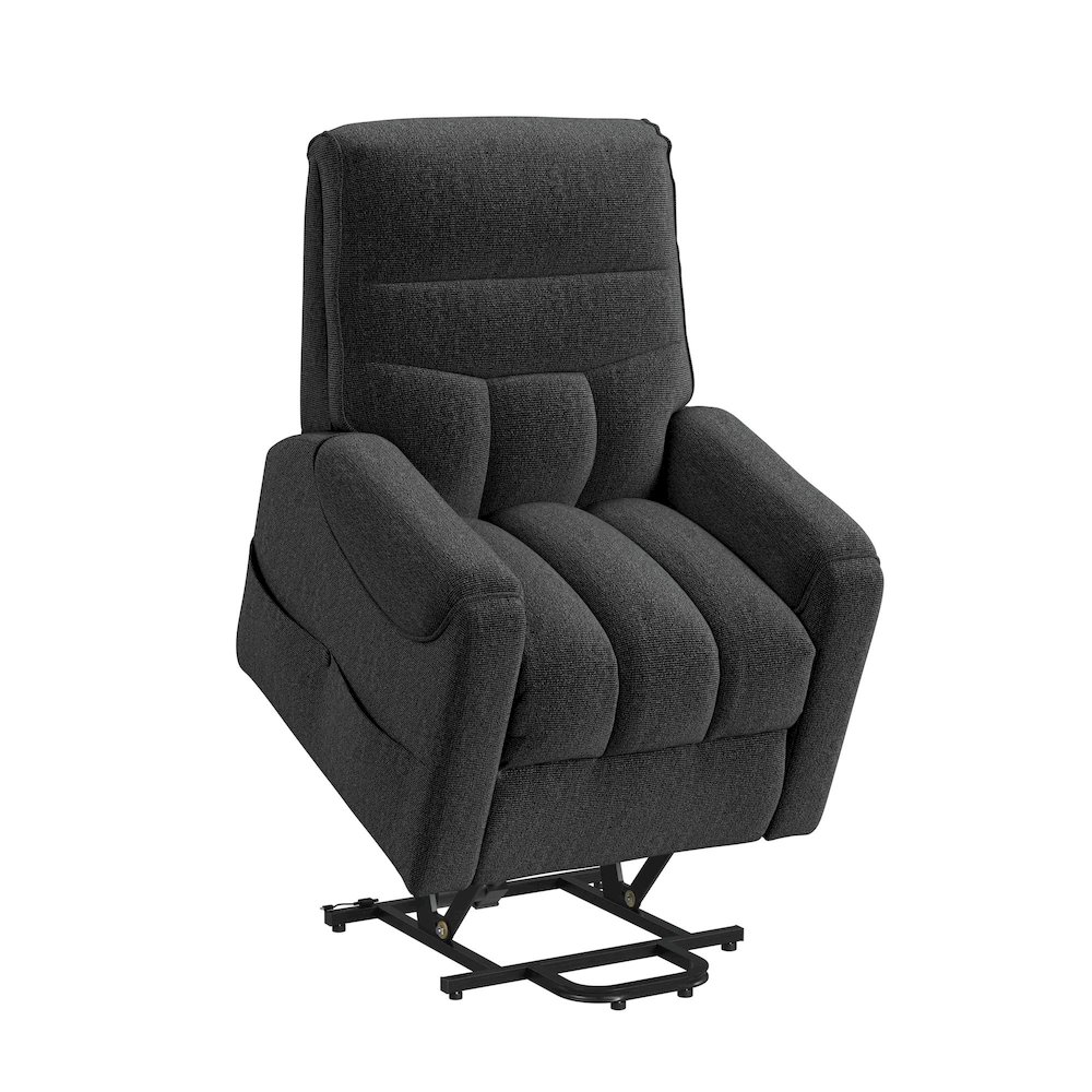 Parker Power Lift Chair in Sahara Black. Picture 4