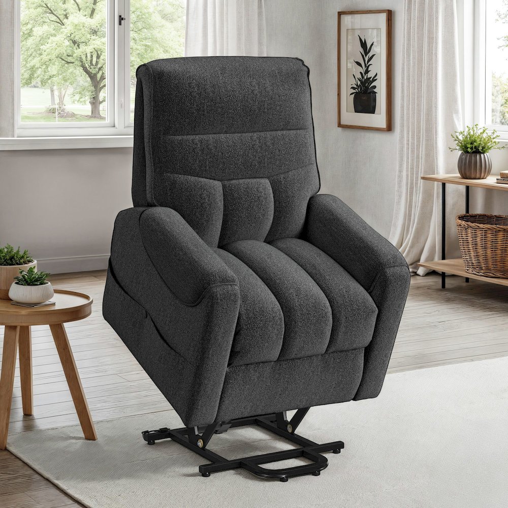 Parker Power Lift Chair in Sahara Black. Picture 3