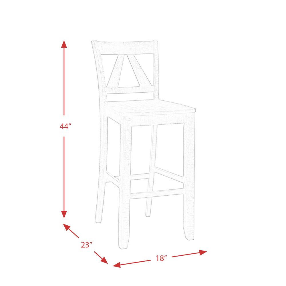 Flynn 30" Bar Stool Set. Picture 6