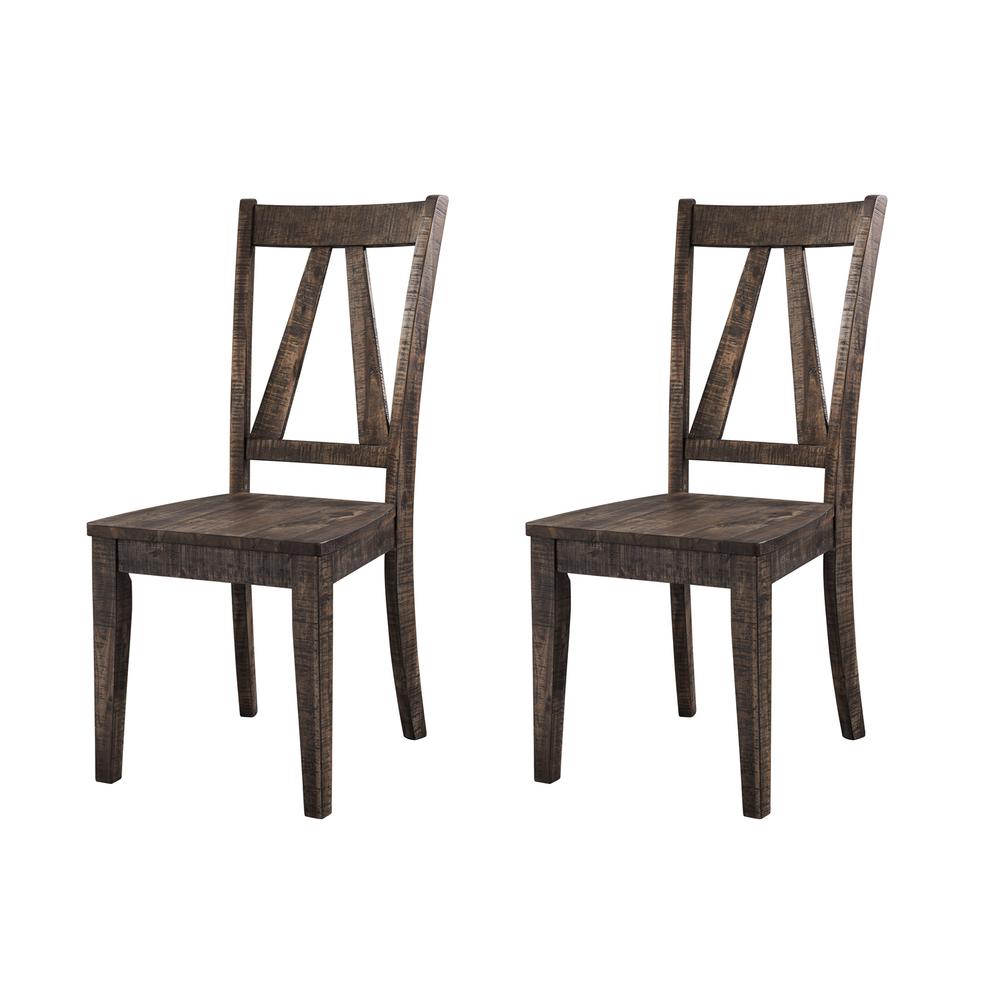Flynn 5PC Dining Set-Table & 4 Wooden Side Chairs. Picture 5