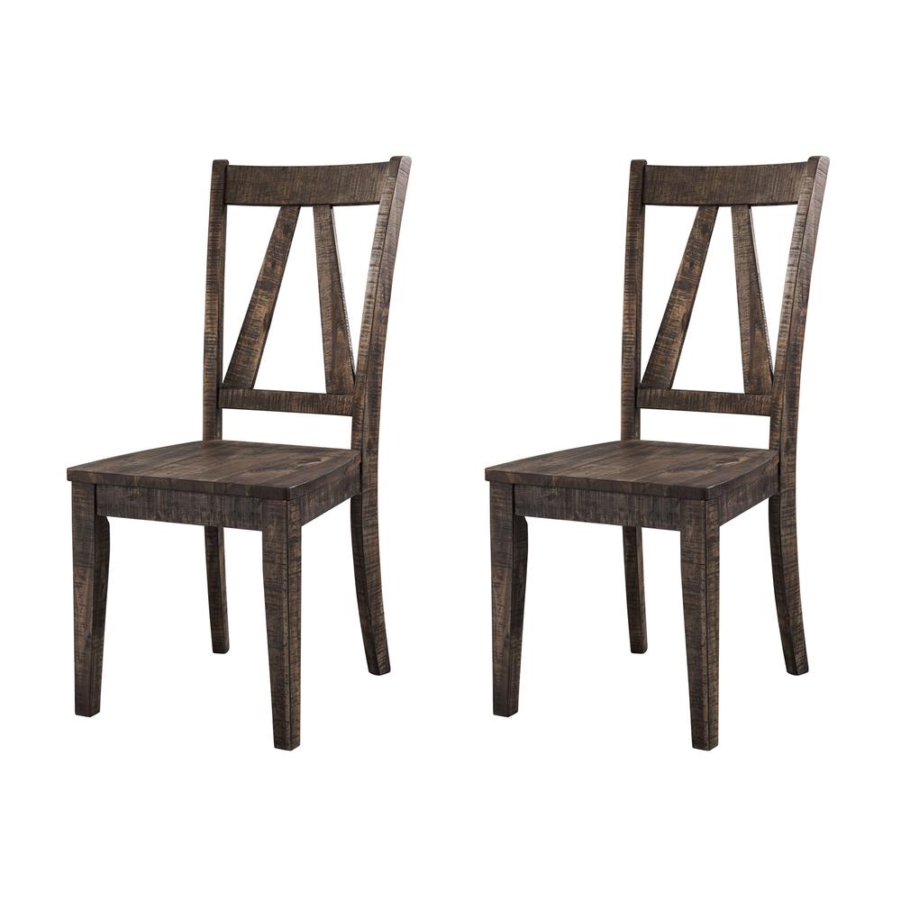 Flynn 7PC Dining Set-Table & 6 Wooden Side Chairs. Picture 5