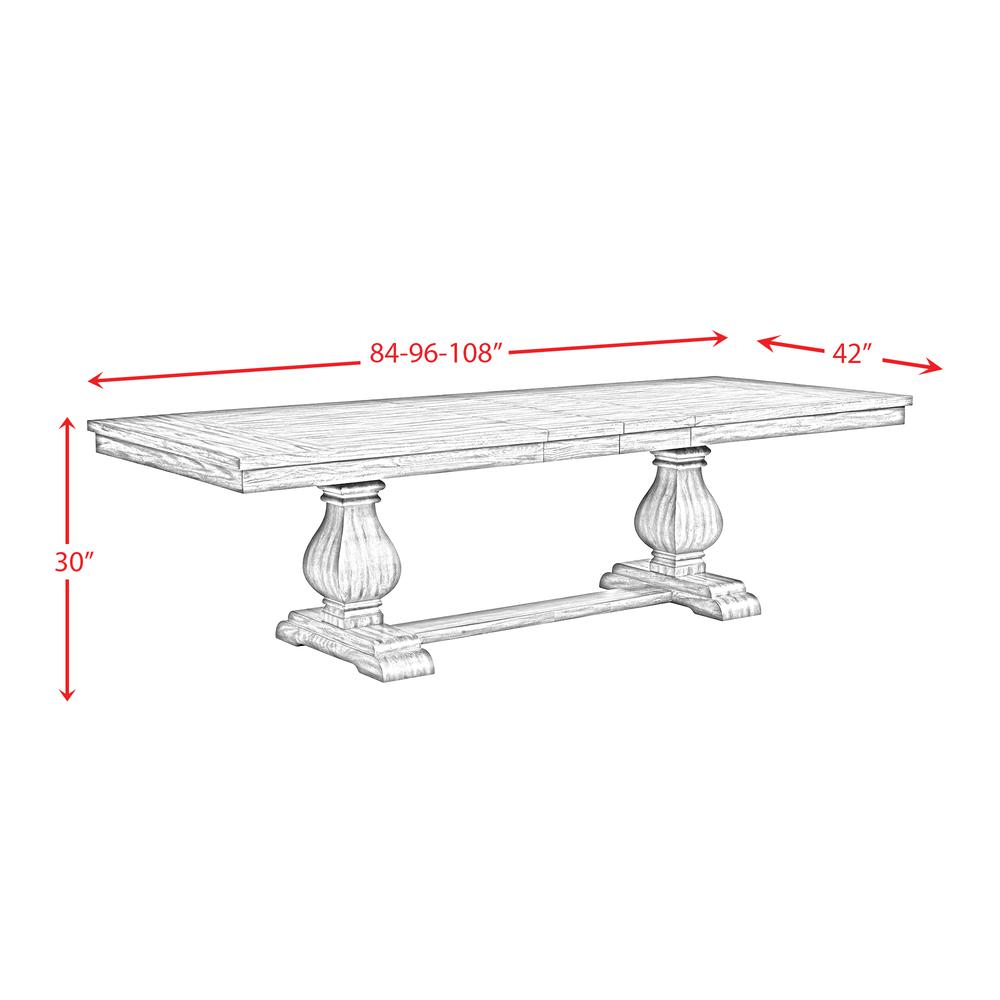 Hayward Rectangle Standard Height Dining Table. Picture 8