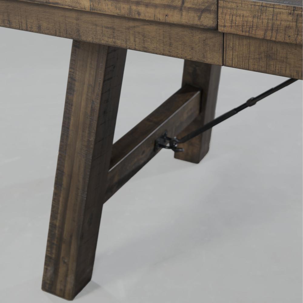 Dex 5PC Dining Set-Table, 4 Upholstered Side Chairs. Picture 6