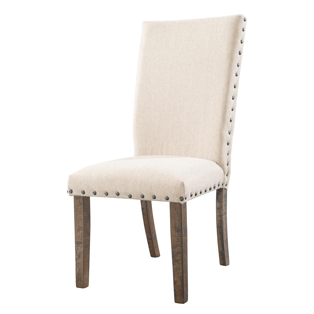 Dex 5PC Dining Set-Table, 4 Upholstered Side Chairs. Picture 10