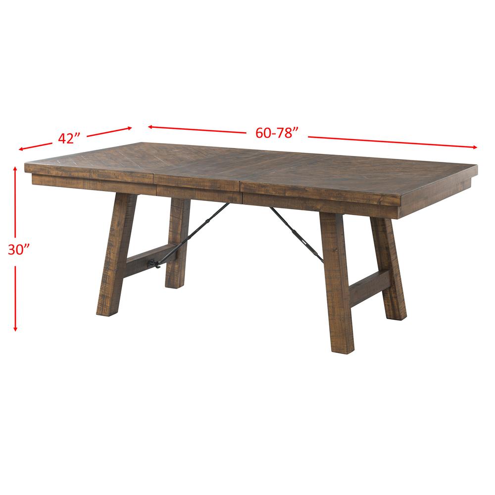 Dex 7PC Dining Set-Table & 6 Upholstered Side Chairs. Picture 2