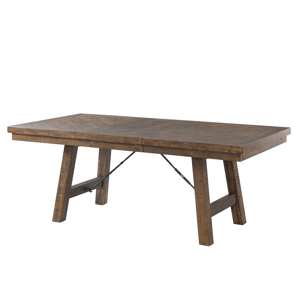 Dex 6PC Dining Set-Table, 4 Upholstered Side Chairs & Bench. Picture 8