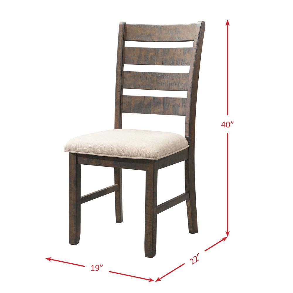 Dex Ladder Back Side Chair Set. Picture 4