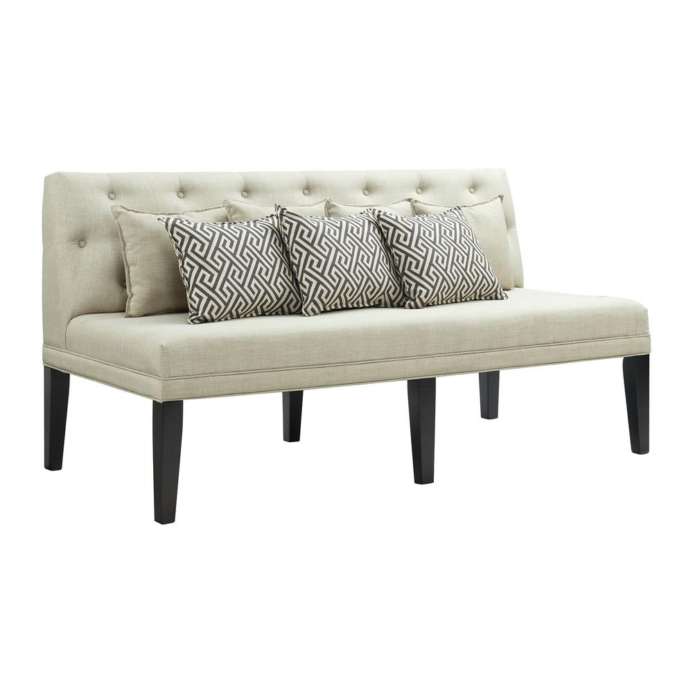 Mara 8PC Oval Dining Set-Table, Four Side Chairs and Banquette Seating. Picture 15