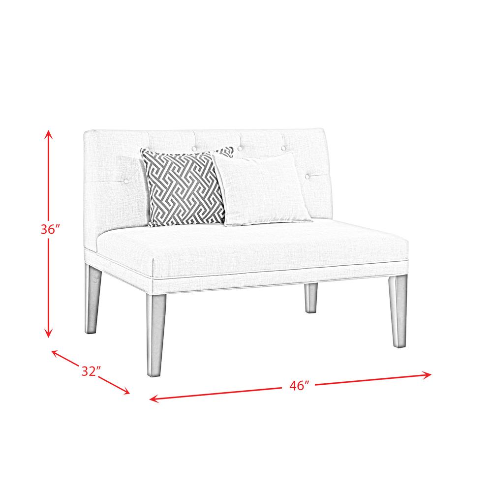 Picket House Furnishings Mara Loveseat with Five Pillows. Picture 2