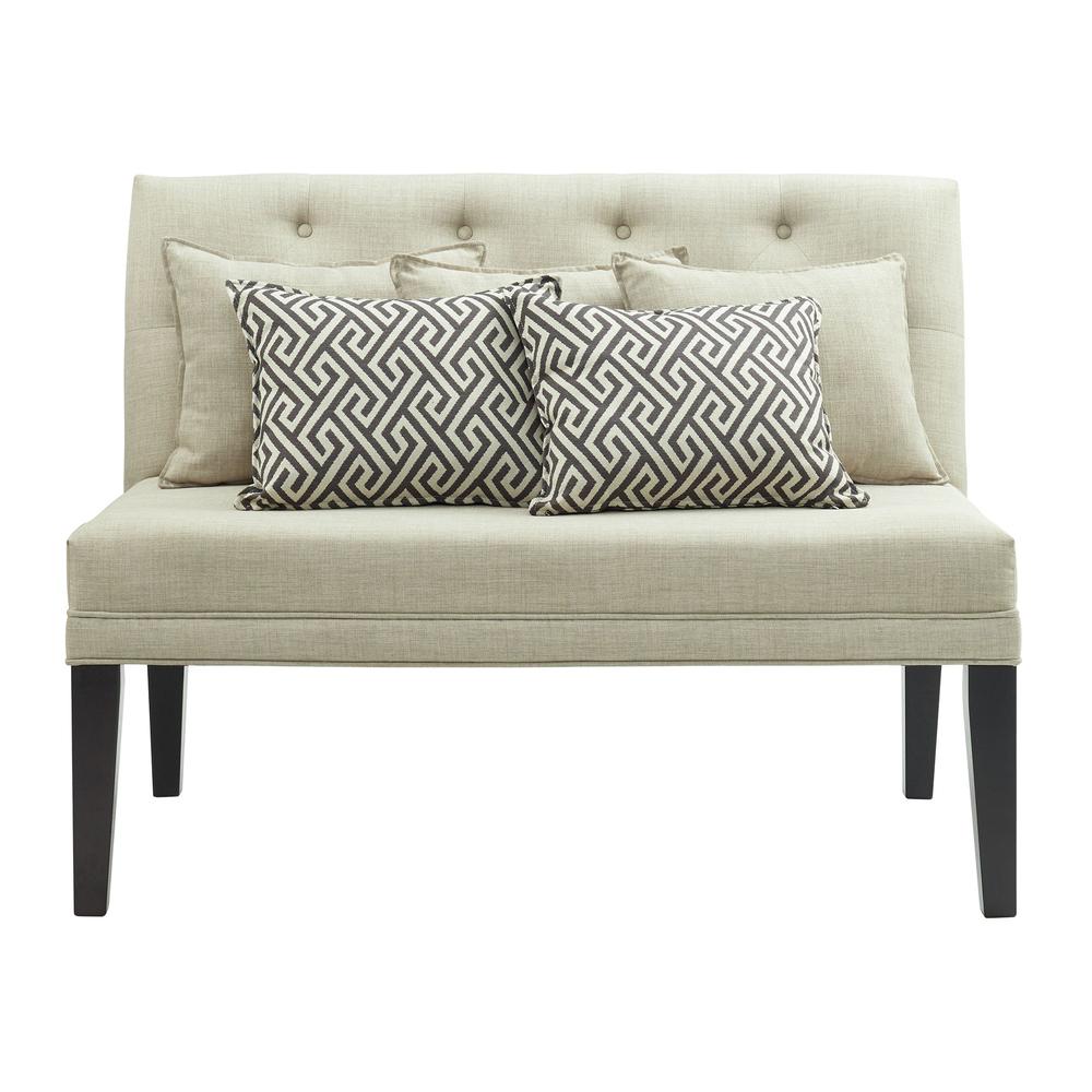 Picket House Furnishings Mara Loveseat with Five Pillows. Picture 3