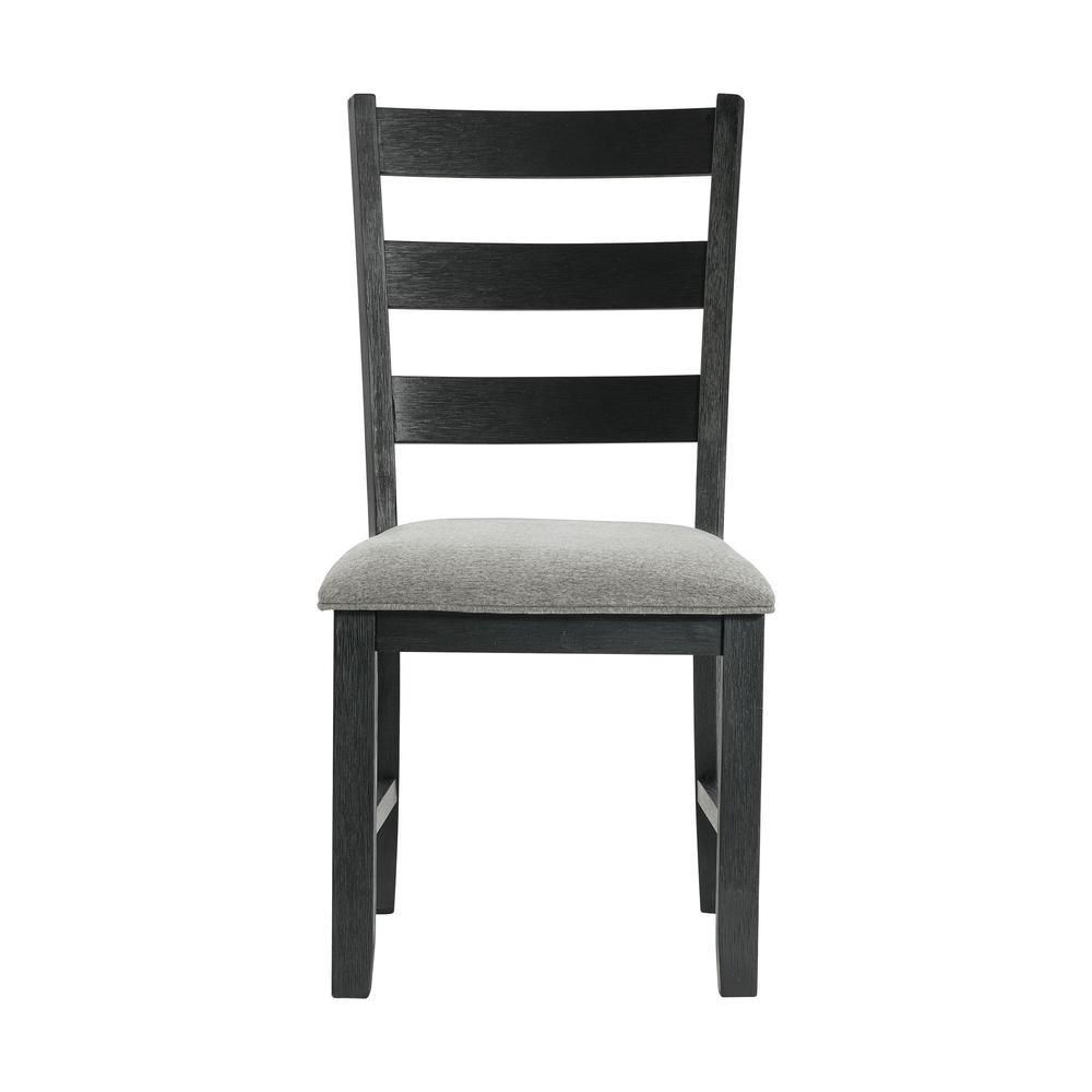 Tuttle 3PC Drop Leaf Dining Set in Gray-Table & Two Chairs. Picture 18