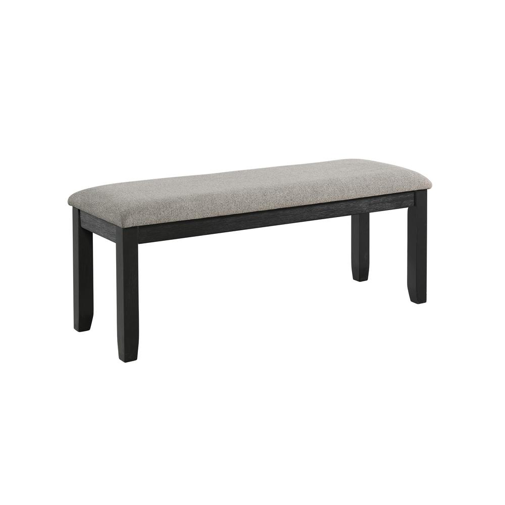 Kona Gray 6PC Dining Set-Table, Four Chairs & Bench. Picture 13